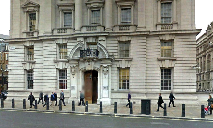 The Department for International Trade Headquarters, 55 Whitehall, London SW1A 2AW