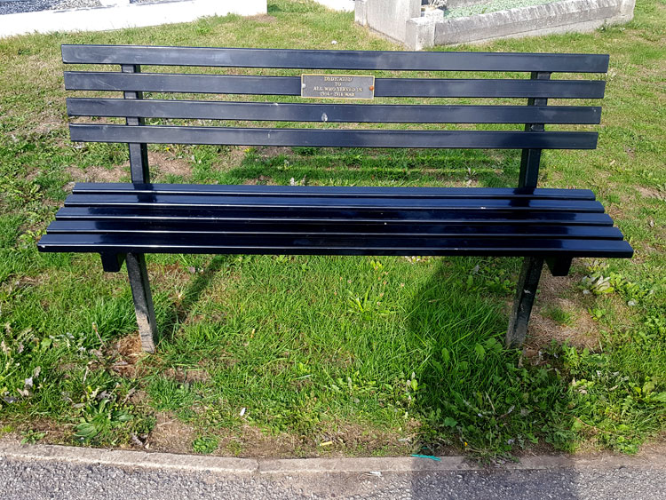 A Bench Dedicated to All Who Served in the 1914 - 1918 War in Bolton Cemetery (Bolton-upon-Dearne)