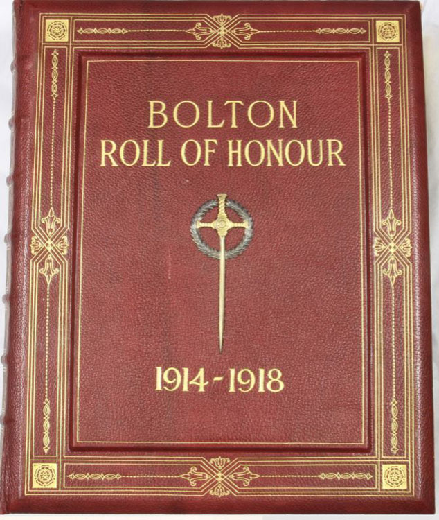 The Bolton Roll of Honour Cover