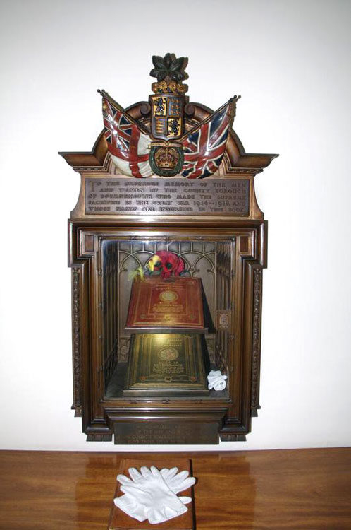 The Shrine Containing the Books of Remembrance for Bournemouth