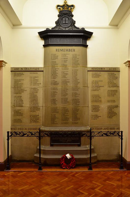 Bradford Grammar School's War Memorial