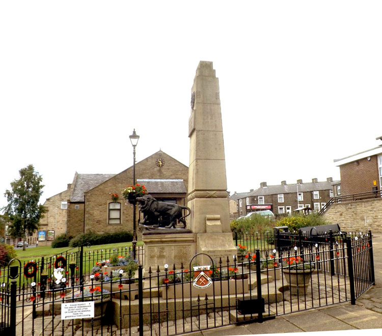 The War Memorial for Brierfield (Lancashire)