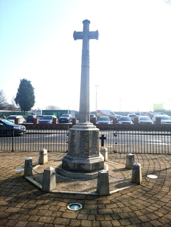 The Dinnington War Memorial 