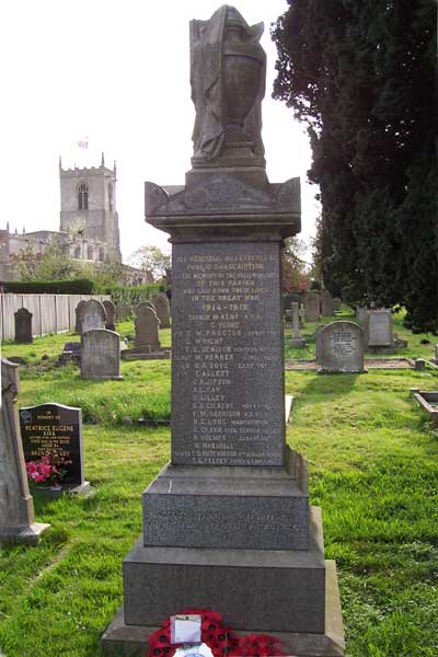 The Memorial in the Churchyard of St. Michael's, Eastrington