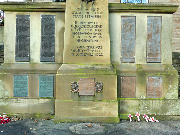 The War Memorial for Eccleshill (Bradford) - 2