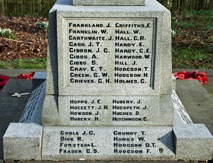 The War Memorial for Eldon