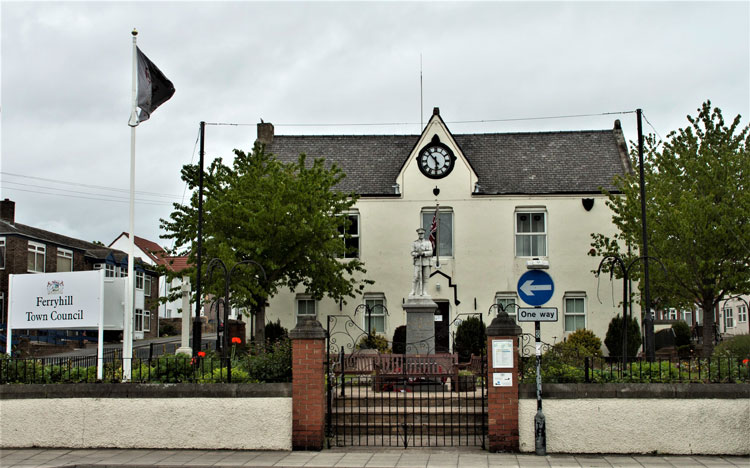The War Memorial for Ferryhill (County Durham)