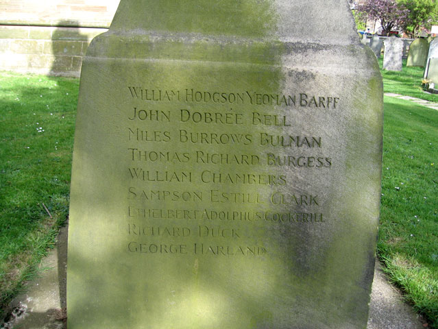 The Memorial Cross outside the Parish Church of St. Stephen, Fylingdales (Robin Hood's Bay)