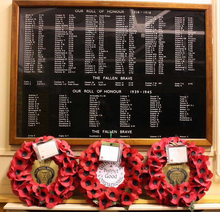 The War Memorial for Gilberdyke