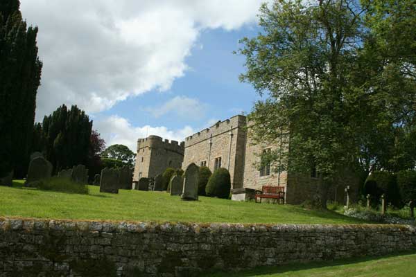Halton Church (right) and Halton Castle 