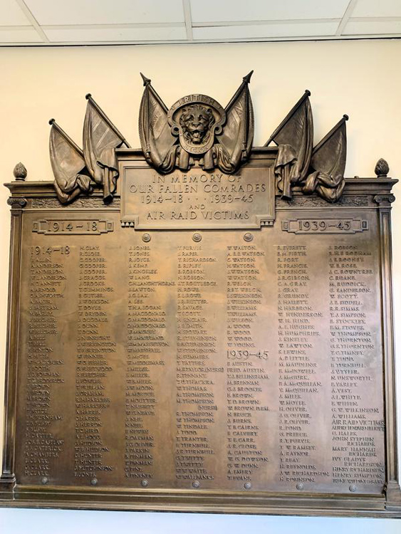 The War Memoriasl for Hoden Colliery in Horden's Peace Park