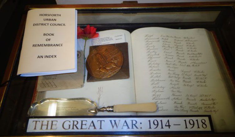 Horsforth Urban District Council Book of Remembrance