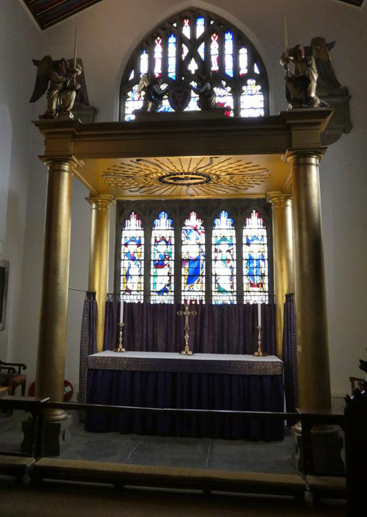The First World War Memorial in St. Peter's Church, Huddersfield