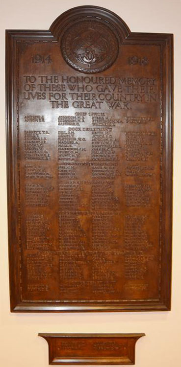 The First World War Memorial for the Hull and Barnsley Railway Company