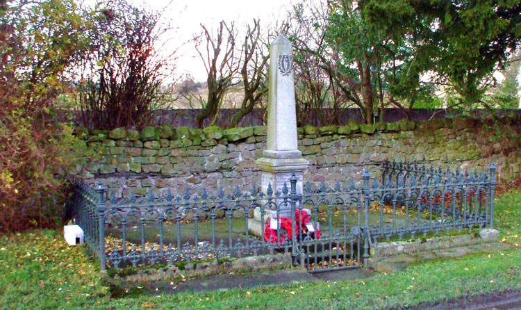 The War Memorial for Hunton, North Yorkshire