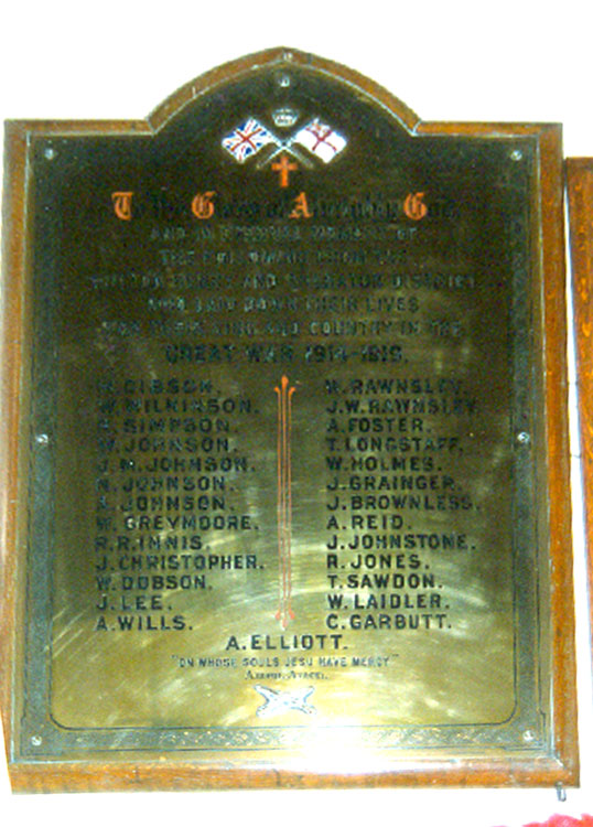 The War Memorial iPlaque for Hutton Henry