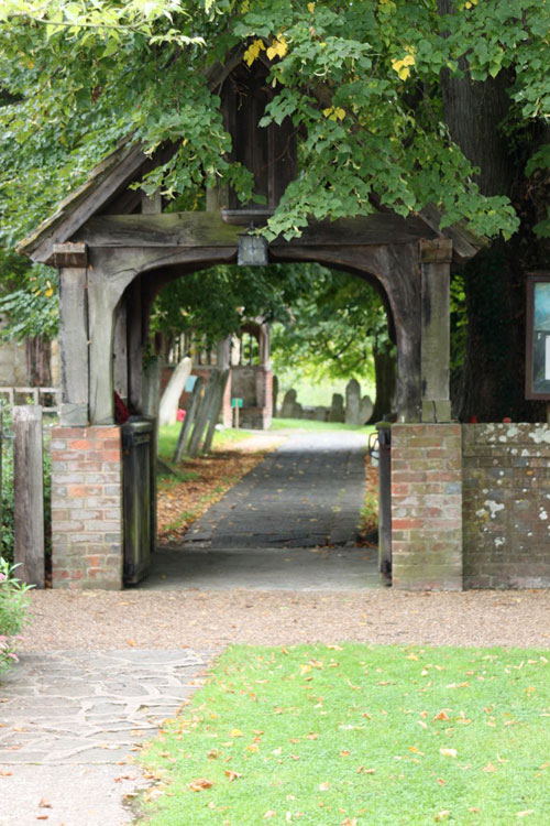 The Lych Gate for St John the Baptist Church, Kirdford