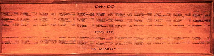 The Leander Rowing Club's Roll of Honour