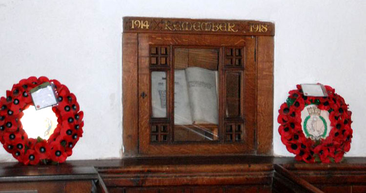 The Book of Remembrance in St. Margaret's Church, Leicester City