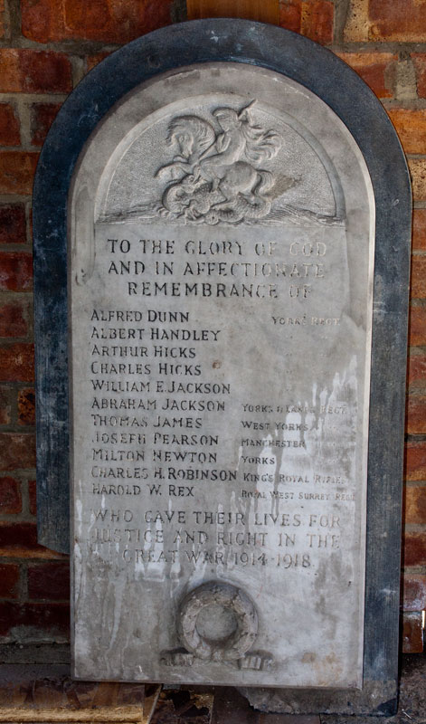 The Methodist Church War Memorial, Loftus