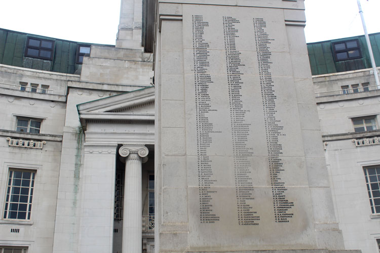 Luton WW1 Commemorations "A" - "D".