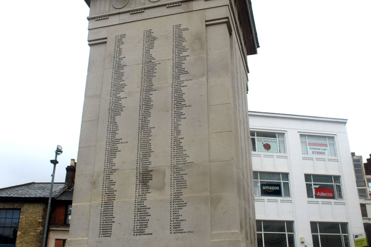 Luton WW1 Commemorations "D" - "H".