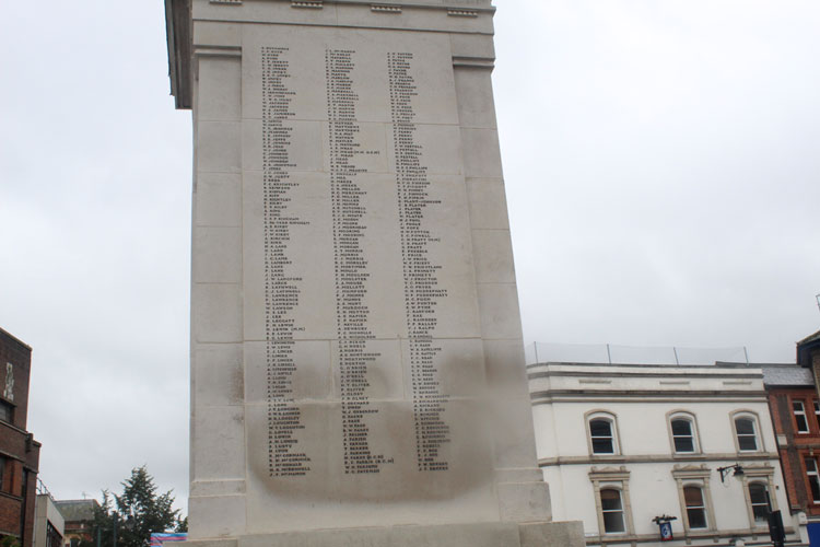 Luton WW1 Commemorations "H" - "R".