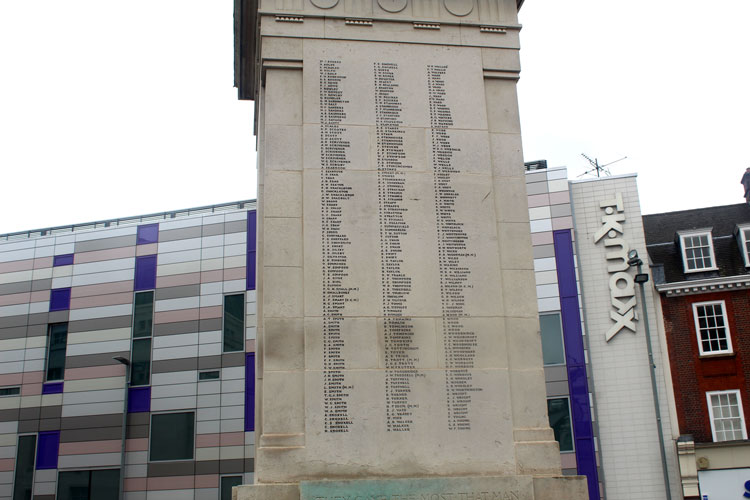 Luton WW1 Commemorations "R" - "Y".