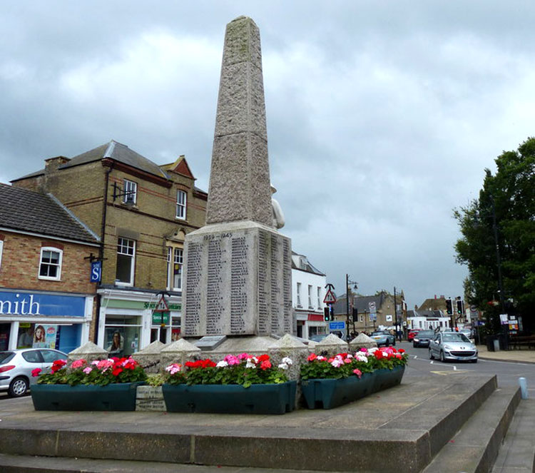 The War Memorial for March (Cambs)