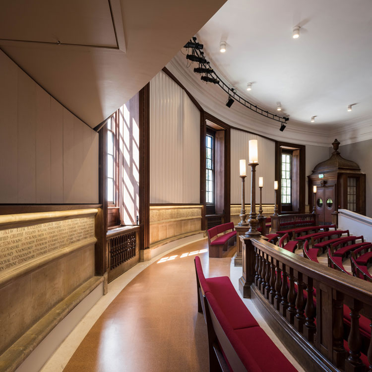 First World War Commemorations in the Marlborough College Memorial Hall. 