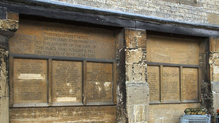 The Commemorative Panels in the Market House, Minchinhampton