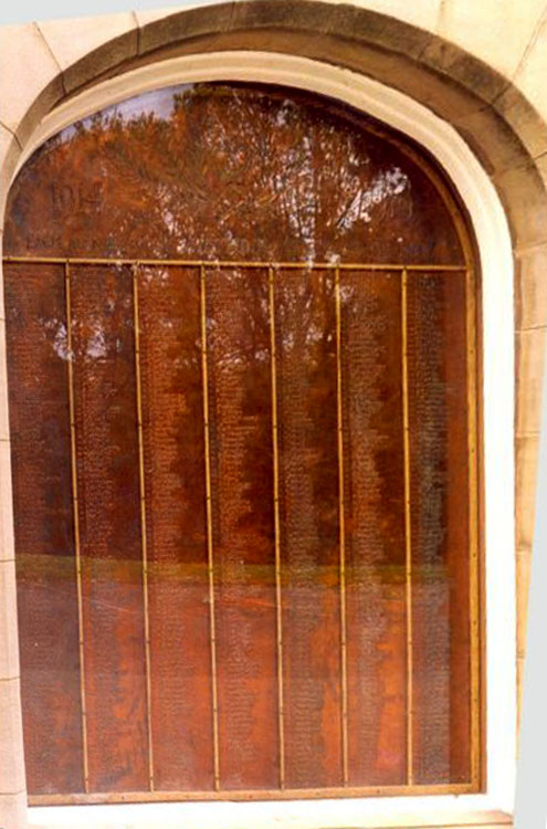 The War Memorial, Nab Wood Cemetery Chapel