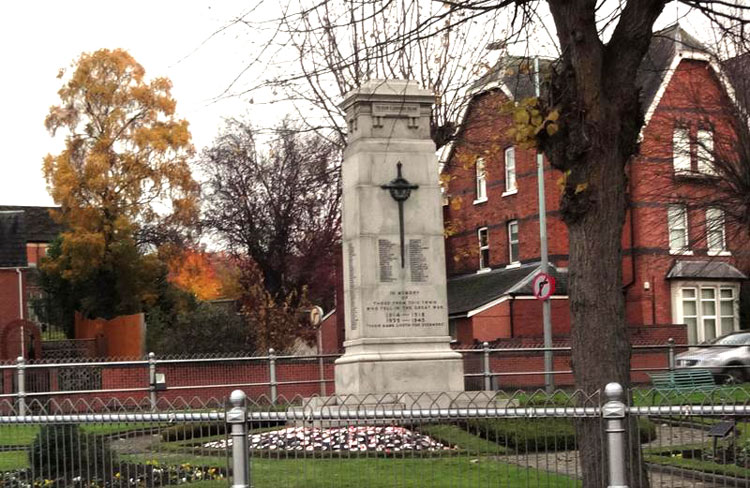 The War Memorial for Newtown and Llanllwchaiarn