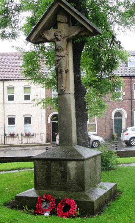 The War Memorial outside St. Cuthbert's Church, North Shields (North Tyne)