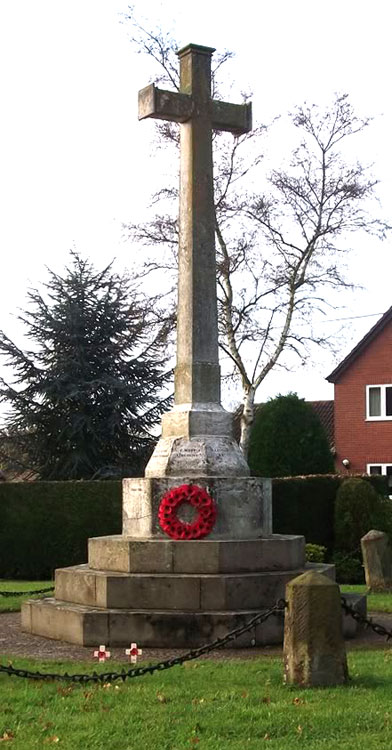 The War Memorial for Old Bolingbroke (Lincs)