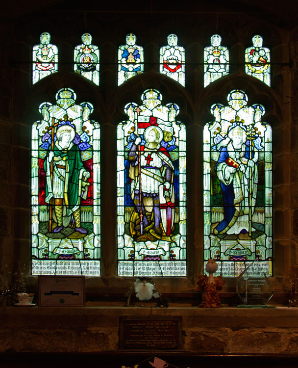 The Commemorative Stained Glass Windows in St. Peter's Church, Osmotherley.