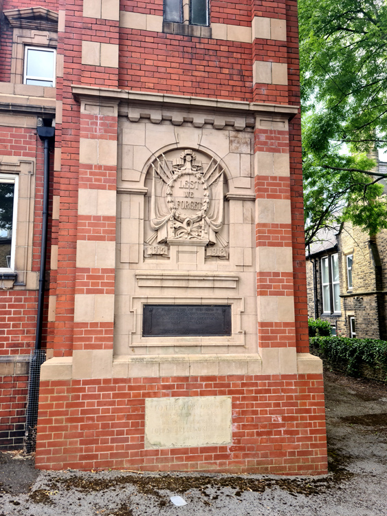 The Dedication Outside the Church Memorial Hall, Owlerton (Sheffield)