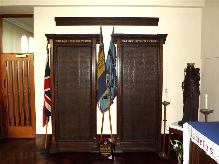 The First World War Memorial Reredos in St. Thomas' Church, Pendleton