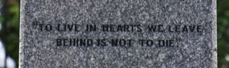 The Dedication on the Preston-on-Tees War Memorial