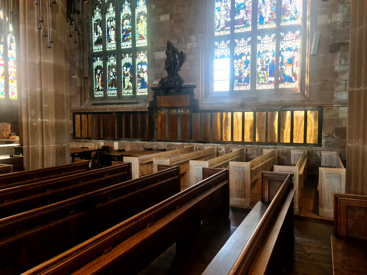 The First World War Memorial Panels in Rotherham Minster