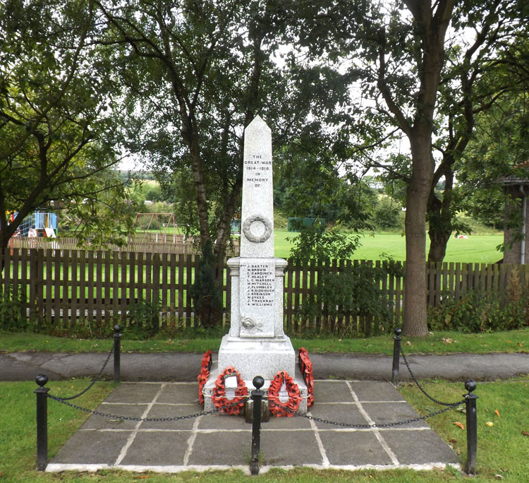 The War Memorial for Salterforth, Lancs.