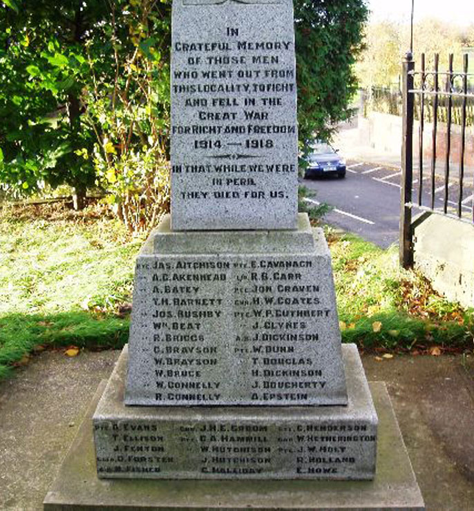 The First World War Memorial for Scotswood - 2