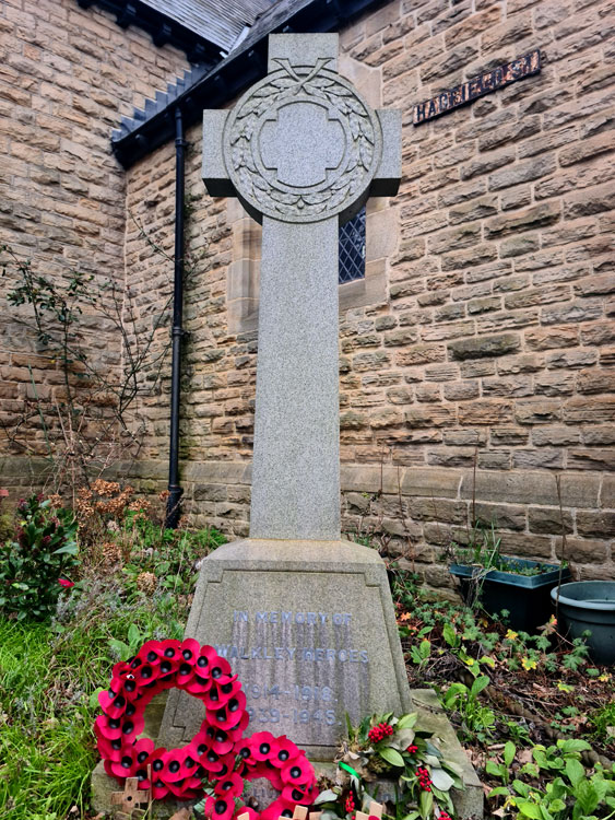 The War Memorial Cross Outside St.Mary's Church, Walkley (Sheffield)