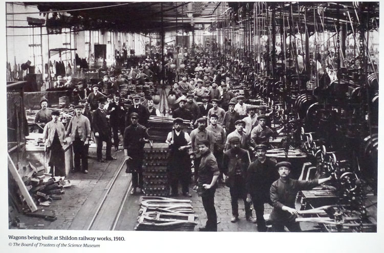The Shildon Wagon Works, 1910