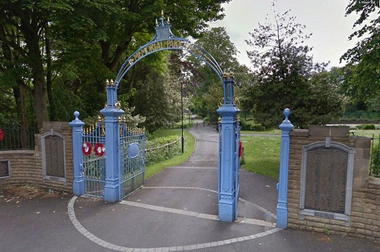 The South Moor Colliery Memorial Park Entrance Gates