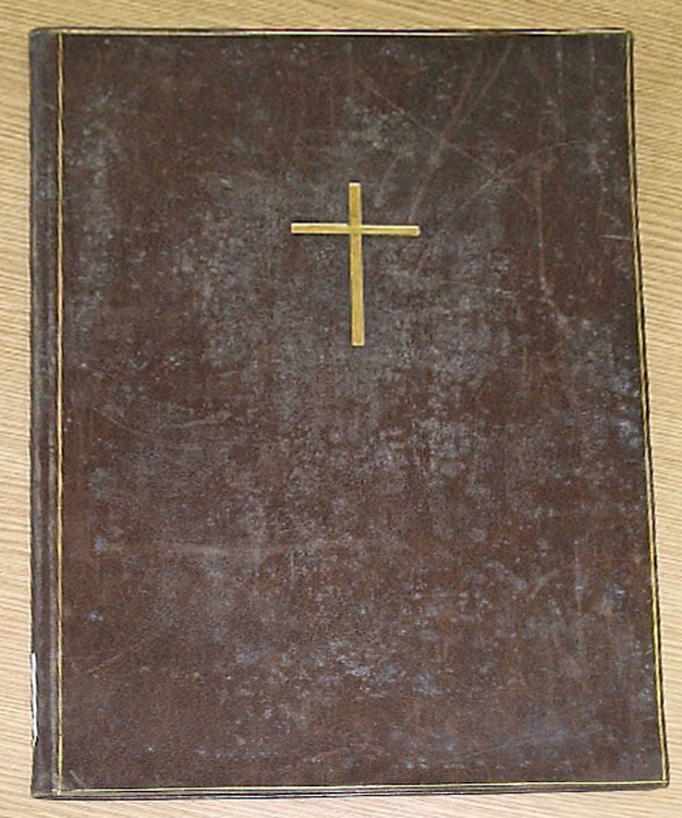 The Cover of the First World War Book of Remembrance for South Shields