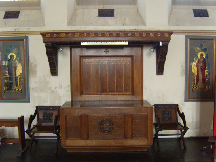 The First World War Memorial in St. John's Church, Sparkhill