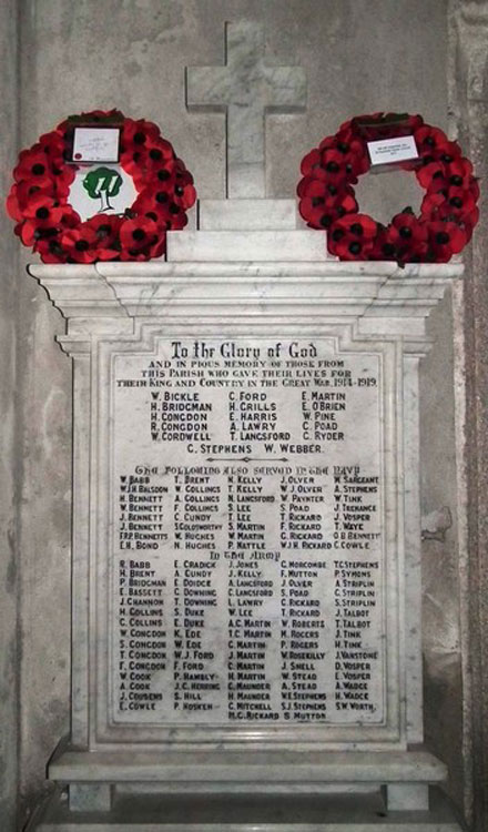 The War Memorial for St. Dominick (Cornwall)