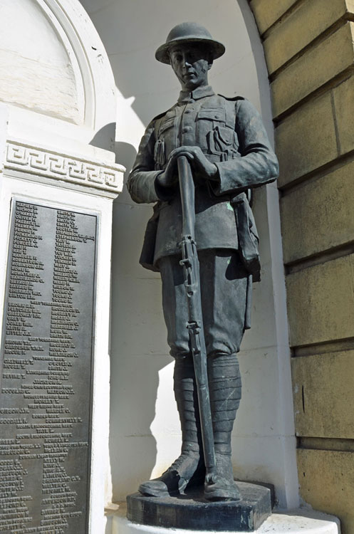 The Plaque Which Includes the Yorkshire Regiment Names on the Swan Hunter and Whigham Richardson Memorial.