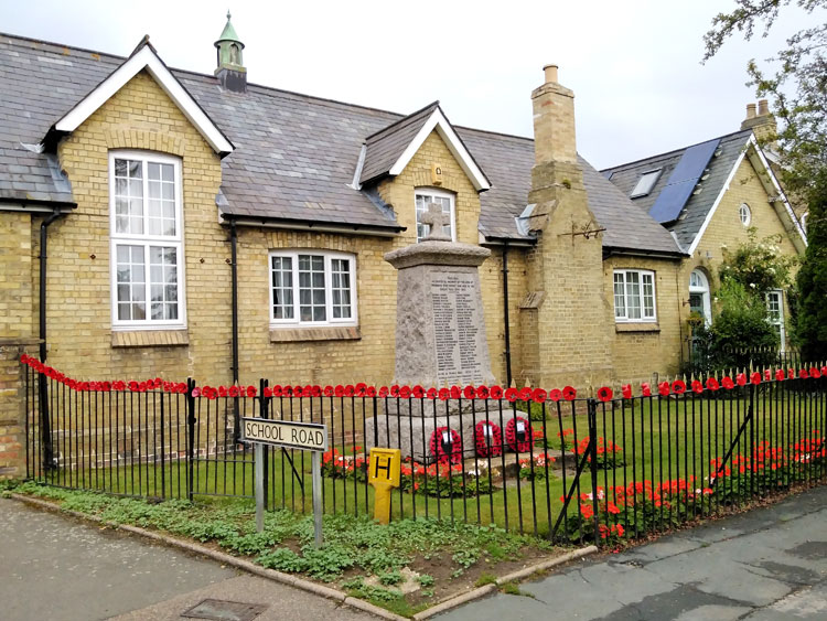 The War Memorial for Warboys (Cambridgeshire)